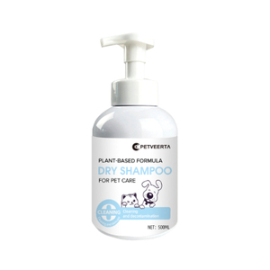Espuma de champú seco de mascotas sin agua