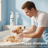 Champú antibacteriano suave para mascotas para baño de cachorros y gatitos