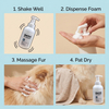 Pet No Wash Champú Espuma Limpieza Rápida para Perros Gatos