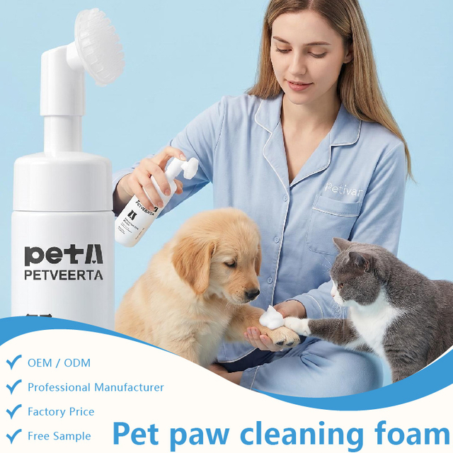 Pet Paw Champú de limpieza profunda Espuma Cuidado de patas de mascotas