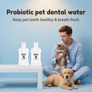 Solución de limpieza dental con enzima probiótica de agua para el cuidado bucal de mascotas