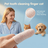 Toallitas desechables para el cuidado bucal de dedo para limpieza de dientes de mascotas