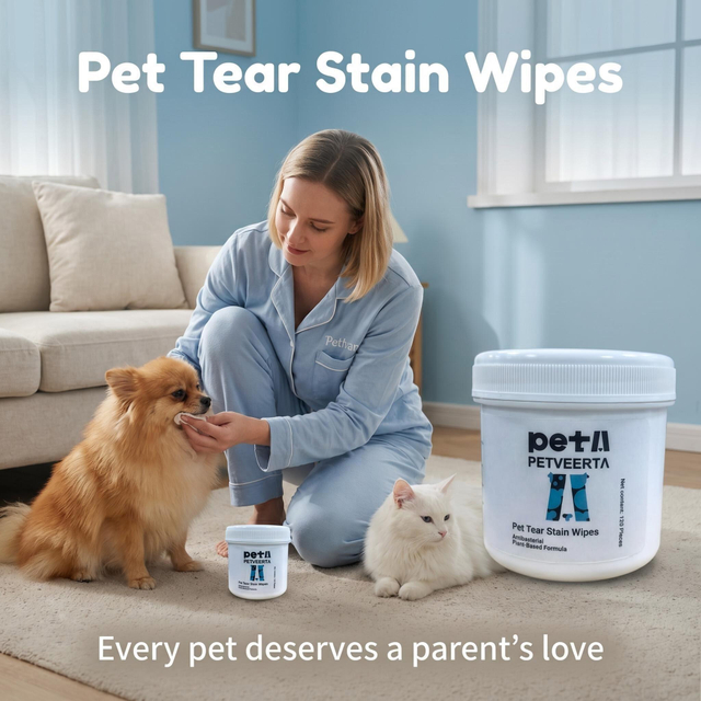 Toallitas multiusos para ojos de mascotas, quitamanchas, perros y gatos