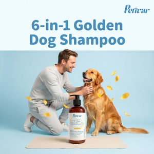 Champú profesional Golden Tulip Scent 6 en 1 para perros dorados para iluminar el pelaje dorado y aumentar el brillo del pelaje