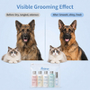Kit de viaje premium para el cuidado de mascotas | Set de champú, acondicionador y perfume para mascotas para perros y gatos