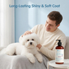 Champú profesional para perros de bata blanca para eliminar las manchas amarillas y mejorar el brillo
