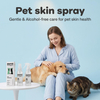 Spray hipoalergénico para la piel de mascotas OEM/ODM con centella natural y regaliz: suministro a granel para marcas de cuidado de mascotas