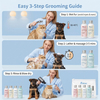 Kit de viaje premium para el cuidado de mascotas | Set de champú, acondicionador y perfume para mascotas para perros y gatos